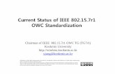 Current Status of IEEE 802.15.7r1 OWC Standardizationvlca.net/site/wp/wp-content/uploads/2016/01/2015_10_26... · Published by Visible Light Communications Association at "International