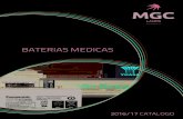 BATERIAS MEDICAS - MGC Lighting - Bienvenidos a la ...€¦ · MEC-1200VET, IPM9800 ... Datascope Mindray Monitor PM8000 Express/PM9000/ ... 1000/1006/1008/1009 12V 2Ah NC Non original