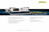 DSG800 Series RF Signal Generator - RIGOLint.rigol.com/File/TechDoc/20151120/DSG800_DataSheet_EN.pdf · RIGOL TECHNOLOGIES, INC. DSG800 RF Signal Generator Series Highly cost-effective