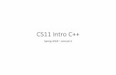 CS11 Intro C++ - courses.cms.caltech.educourses.cms.caltech.edu/cs11/material/cpp/donnie/lectures/cs11-cpp... · •Visual C++ provides nmakecommand-line build program •Other languages