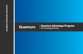 Quantum Advantage Program of Product Strategy, Quantel...delivering customer confidence with proven joint solutions. Quantum Advantage. Why Join Quantum Advantage?