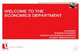 WELCOME TO THE ECONOMICS DEPARTMENT - … BUEC FBEC Orientation 2013.pdf• The application of statistical analysis to empirical questions in economics is called Econometrics • Econometrics