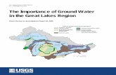 The Importance of Ground Water in the Great Lakes Region · The Importance of Ground Water in the Great Lakes Region ... In addition to water quantity issues in the Great Lakes Region,