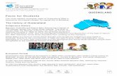 Facts for Students - Queensland · The Queensland Coat of Arms was the first Coat of Arms to be ... Sea World, Movie World. Wet’n’Wild Water World and Dreamworld. ; Page . 5.