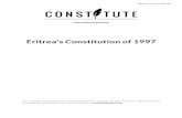 Eritrea's Constitution of 1997 · PDF generated: 17 Jan 2018, 16:03 This complete constitution has been generated from excerpts of texts from the repository of the Comparative Constitutions