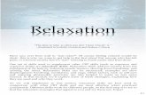 Relaxation Skills for Anxiety - University of Michigan · One set of skills used to supplement other CBT skills (such as exposure and cognitive skills) are relaxation skills . Relaxation
