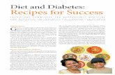 Diet and Diabetes: Recipes for Success · diabetes), the problem is an ... apples, grapes, pears, peaches, oranges, melons, grapefruit, kiwi, ... of traditional Indian spices is delicious