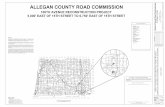 ALLEGAN COUNTY ROAD COMMISSION Board of … COUNTY ROAD COMMISSION 108TH AVENUE RECONSTRUCTION PROJECT 5,000' EAST OF 15TH STREET TO 6,750' EAST OF 15TH STREET INDEX OF PLANS 1 - COVER