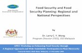 APEC Workshop on Enhancing Food Security through A ... · A Regional Approach and Wide Stakeholder Participation in Plant ... and Wide Stakeholder Participation in Plant Biosecurity