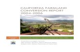 CALIFORNIA FARMLAND CONVERSION REPORT 2004 …€¦ · CALIFORNIA FARMLAND CONVERSION REPORT 2004-2006 December 2008 Documenting changes in agricultural land use since …