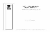 PC-LPM-16/PnP User Manual - National Instruments · 2016-06-01 · National Instruments Corporation v PC-LPM-16/PnP User Manual Table of Contents About This Manual Organization of