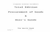 STANDARD BIDDING DOCUMENTS - World Banksiteresources.worldbank.org/PROCUREMENT/Resources/harm... · Web view Summary Description The use of this Standard Bidding Document for Procurement