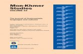 Mon-Khmer Studies Volume 41 - MKS Journal · Mon-Khmer Studies (Notes, Reviews, Data-Papers) 44:i-liv In addition to making this research more accessible, Darren Gordon had two other