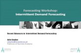 Forecasting Workshop: Intermittent Demand Forecasting · Forecasting Workshop: Intermittent Demand Forecasting ... [s Forecasting Case-Study rated as 4*. ... major packages have implemented