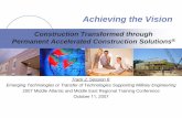 Achieving the Vision - sandaenvironmental.comsandaenvironmental.com/slides/MDuffy_Accelerated Permanent... · Base Civil Engineer, Otis AFB. Changing Roles Adjusting Typical Roles