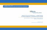 INSTITUTIONAL LIMITED PARTNERS ASSOCIATION Best Practices The Institutional Limited Partners Association (ILPA) strives to improve the global private equity industry through the establishment