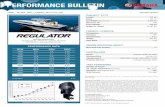 PERFORMANCE BULLETIN - Regulator Marine Boats · the right to change the specifications and performance data of this Performance Bulletin or ... Kennesaw, GA 30144 • (800) 88-YAMAHA