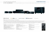 2016 NEW PRODUCT RELEASE HT-S3800 5.1-Channel … · 2016 NEW PRODUCT RELEASE HT-S3800 5.1-Channel Home Cinema Receiver/Speaker Package ... This neat Onkyo HTiB package is the answer.