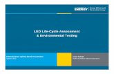 LED Life-Cycle Assessment & Environmental Testingapps1.eere.energy.gov/buildings/publications/pdfs/ssl/tuenge_lca... · Environment 3 | Solid-State Lighting Program . ... Sample Test