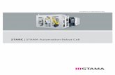STARC | STAMA Automation Robot Cell · STARC robot cell + STAMA-MC-/MT centers Clear strategy – optimum implementation One of the primary challenges auto-mated production pose is