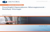 TrueSight Operations Management - NetApp Storage v3.3 · TrueSight Operations Management - NetApp Storage STORAGE MONITORING USER DOCUMENTATION Version 3.3.03 January 2018