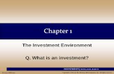 Chapter 1leeds-faculty.colorado.edu/roca4364/MISC/FNCE4030_files/FNCE4030... · Chapter 1 The Investment ... 1-6 Common Stock and Derivatives ... • Subsector of the fixed-income
