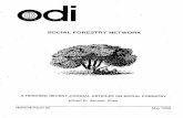 SOCIAL FORESTRY NETWORK - Overseas Development … · studies from the Dominican Republic, ... Rizal Philippines', ... The University of the Philippines Social Forestry Department