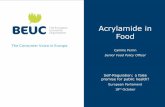 Acrylamide in Food - EPHAepha.org/wp-content/uploads/2016/10/Acrylamide_BEUC_18.10.16.pdfSecular Trends in Food Acrylamide. In Acrylamide in food: Analysis, content & Potential Health