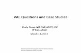 VAE Questions and Case Studies - Centers for Disease ... · VAE Questions and Case Studies Cindy Gross, MT, SM (ASCP), CIC IPConsultant. March14, 2014. National Center for Emerging