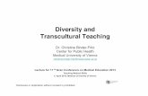 Diversity and Transcultural Teaching - grazconference.at · Transcultural Teaching ... nursing education ... CBF_Netzversion_Div._Transcultural Teaching_17.Graz_Conferenz_2013.ppt