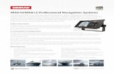 MX610/MX612 Professional Navigation Systems - SIMRAD · MX610/MX612 Professional Navigation Systems Wheelmark Approved Technical specifications overleaf. MX610 Control and Display