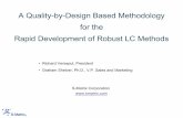 A Quality-by-Design Based Methodology for the Rapid ... · A Quality-by-Design Based Methodology for the Rapid Development of Robust LC Methods • Richard Verseput, ... 2.a.1.a 6.3