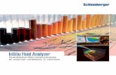 InSitu Fluid Analyzer - Schlumberger · Composition from InSitu Fluid Analyzer tool, wt% ... From the composition, the gas/oil ratio ... real-time measurement directly yields the
