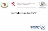 Introduction to OSPF · –TCP/IP environment –Fast convergence –Variable-length subnet masks –Discontiguous subnets –Incremental updates ... Introduction to OSPF ...