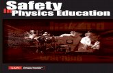 inPhysics Education - AAPT.org the American Association of Physics Teachers Apparatus Committee Safety inPhysics Education