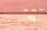 Mineral Resources of the Bluebell and Goshute Peak ... C Mineral Resources of the Bluebell and Goshute Peak Wilderness Study Areas, Elko County, Nevada By KEITH B. KETNER, WARREN C.