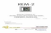 REM-2 cases (as depicted on large size installations chapter) doubling the power cables by using 3 pairs instead of the minimum 2 pairs, ...