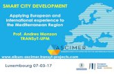 SMART CITY DEVELOPMENT - EIB Institute · SMART CITY DEVELOPMENT ... infrastructure •Poverty •Social Tensions SMART CITY ... Smart Cities: Ranking of European Medium-Sized Cities.