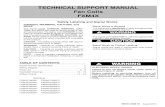 TECHNICAL SUPPORT MANUAL Fan Coils FXM4X - …€¦ · TECHNICAL SUPPORT MANUAL Fan Coils FXM4X DANGER, WARNING, CAUTION, and NOTE The signal words DANGER, WARNING, CAU- ... TECHNICAL