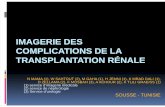 complications de la transplantation rénale - pe.sfrnet.orgpe.sfrnet.org/Data/ModuleConsultationPoster/pdf/2010/1/e364972e-b3... · †Pneumopathie à germes opportuinistes 21 20