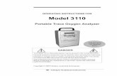 portable Trace Oxygen Analyzer - Teledyne Analytical · Portable Trace Oxygen Analyzer Teledyne Analytical Instruments iii Specific Model Information Instrument Serial Number: _____