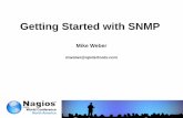 Getting Started with SNMP - Nagios Weber - NWC... · 2011 7 SNMP Library Books: MIBs Management Information Base MIBS provide a list of available OIDS, that is why in library sense