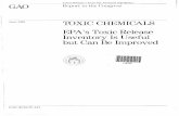 RCED-91-121 Toxic Chemicals: EPA's Toxic Release … · efforts have been limited because of other program ... a computer diskette, and ... groups-chiefly environmental and public