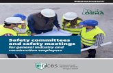 safety Committees And Safety Meetings - Oregon · WORKER HEALTH AND SAFETY. Oregon OSHA. Safety committees and safety meetings . for general industry and construction employers