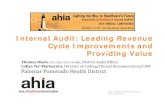 Internal Audit: Leading Revenue Cycle Improvements … · Internal Audit: Leading Revenue Cycle Improvements and Providing Value Thomas Boyle, CIA, CISA, CFE, CCP, MBA, District Audit