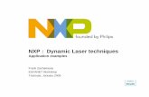 NXP : Dynamic Laser techniques - Freephilippe.perdu.free.fr/workshops/workshop2009/52_NXP DLS Case... · NXP : Dynamic Laser techniques Application ... – The spots found are very