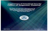 Department of Homeland Security · Department of Homeland Security ... OIG-12-04 November 2011 . ... Homeland Security, and National Preparedness Guidelines.