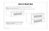 INSTALLATION INSTRUCTION MANUAL Single & … · INSTALLATION INSTRUCTION MANUAL for Bosch Electric Built-in Single & Double Oven Models HBL 43../44../45../46.. 114192 MANUEL D’INSTALLATION