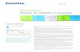 Newsletter Power & Utilities in Europe - Deloitte US · Power & Utilities January 2016 ... Arch Coal, the US coal giant and market leader, ... 3 Newsletter - Power and Utilities in