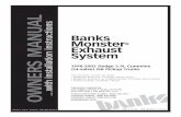 L a u an M S …with installation instructions Banks Monster Exhaust System · 2016-09-07 · 96421 v.2.0 | 3 | 96421 v.2.0 3 General Installation Practices 1. For ease of installation